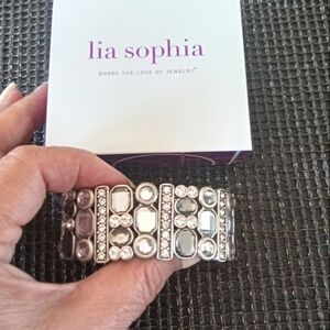 Lia Sophia Kiam Crystal Bling Bracelet